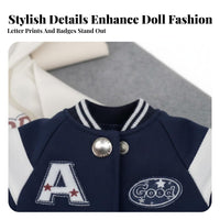 1/4 Scale Doll Outfit Streetwear Design BJD Doll Outfit Layered Look BJD Jacket Set