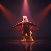 Inflatable Eagle Costume Full-Body Eagle Costume Air-Filled Outfit Lightweight for Adults, Performers, Halloween, Stage Performances, Cosplay