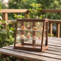 Dollhouse Bakery Cabinet Clear Furniture Realistic