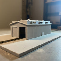 1/160 Railroad Shed DIY N Scale Train Depot Diorama Piece Miniature Rail Warehouse