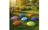 6 Pieces Low-Height Stepping Stones with Textured Surface Non-Slip Kids Stepping Stones Sturdy Toy Easy to Clean for Sensory Integration