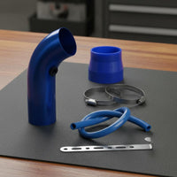 Universal 76mm Air Intake Tube Anodized Finish 76mm High Circulation Intake Pipe Anti for, DIY Mechanics, Auto