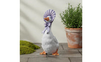 Adorable Duck Figurine Duck Sculpture Garden Ornament Weather Resistant Outdoor Decoration for Courtyard