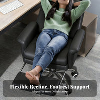 Highspine Poker Armchair managerial design Highspine Gaming Chair with Footrest Support Ergonomic Design for Study, Bedroom