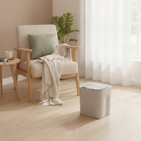 Smart Trash Can Quiet Smart Trash Bin with Lid Motion Sensor Bin Hygienic Wastebasket Minimalist for Bathroom, Bedroom