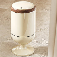 No-Bend Design High-Foot Trash Can Large Capacity Wheeled Pedestal Waste Bin With Wheels Rolling Garbage Tote Odor-Sealing Lid for Living Room, Kitchen, Office