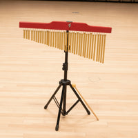 Wind Chime with Stand Gold-Finished 36-Note Wind Chime Concert-Ready Percussion Instrument for Percussionists, Instrumentalists
