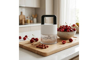 Compact Handheld Cherry Pitter Manual Cherry Pitter with Collection Chamber Easy-to-Use Fruit Stoner Labor-Saving for Kitchen