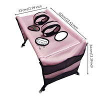 Collapsible Pet Grooming Table with Mesh Top Lightweight Furniture for Dog Groomers