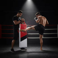 Body-Worn Low Kick Pad Heavy Duty Kick Pad with Straps Padded Kicking Guard Comfortable for Coaches, Gym, Home Training