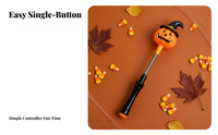 Handheld and Portable illuminated Pumpkin light stick Lightweight Design gourdo'-lantern'-Lantern light stick Festive Halloween accessory Replaceable Batteries for Children, Trick-or-Treaters, young children, Parties, Costume events, Nighttime Safety