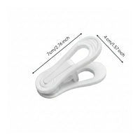30 Pieces Non-Slip Hanger Clip Press-to-Open Hanger with Clips Lightweight Clamp with Serrated Gripping Edges Compact for Babies, Closet, Laundry Drying