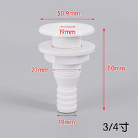 Marine Boat Round Plastic Drain Outlet