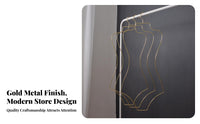 Golden Finish Bikini Display Hanger Sturdy Swimsuit Hanger Elegant Design for Boutique Owners, Beach Shop, Showroom