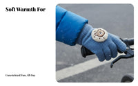 Soft & Comfortable children's Cartoon Gloves Thickened Full Finger Winter Gloves Windproof for Children 6-12, Students, School, Cycling
