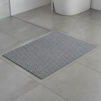 Non-Slip Shower Mat for Bathroom and Bathtub, Quick-Drying Safety Mat for Seniors and Children