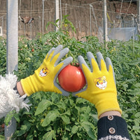 Kids Gardening Gloves with creature-themed patterns, Rubber Coated young child Gardening Gloves, Children's Gardening Gloves for Kids Work Handling