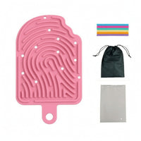 Sensory Board with Silicone Strips Portable Silicone Sensory Board Calming Compact for Children, Travel, Car Ride