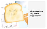 30 Pieces Bread Shaped Y Notes Self Toast Shaped Y Notes Creative Gift Idea Bread Slice Memo Pad for Teenagers, Desk, Home, Reading