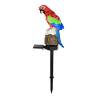 Garden Stake Light with Parrot Tropical Solar Parrot Light Small for Flower Bed
