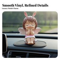 Graceful Poses Cartoon Ballerina Doll Elegant Form Ballerina Figurine Detailed Sculpture Angel Girl Figurine Crack Resistant for Girls, Women, Desk, Bedroom