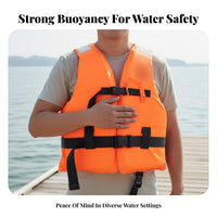Flotation Vest Waterproof Grown-up Flotation Vest Individual Flotation Device High Visibility Aquatic Activities Safety Vest