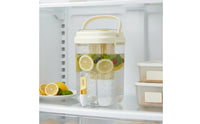 Faucet Design Cold Water Jug with Tap Wide Mouth Cold Beverage Container with Tap Large Capacity Beverage Container for Summer