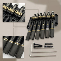 Neckless Electric Guitar Bridge Black Hardware Zinc Alloy for Luthier