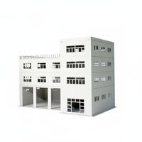 Multi Scale Garage Building Model Realistic Texture Parking Garage Model Collectible Piece DIY Building Kit Easy to Assemble for Collectors, Scene Display Display