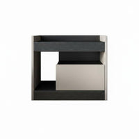 Minimalist Design Sculptural Bedside Table Modern design Nightstand Nordic Aesthetic Bedroom Furniture Creative Shape for Interior Designers, Homeowners, Students, Apartment, Hotel Room, Office