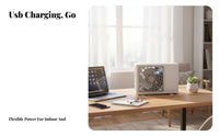 Portable Air Chiller Fan Mini Air Conditioner Fan Multi-Speed for Office, Bedroom