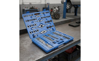 110 Pieces Tap and Die Set Compact Thread Repair Kit Tool for Handymen