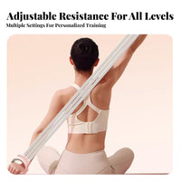 High Elasticity Figure 8 Stretch Band Comfortable Handle Figure 8 Resistance Band Non-Slip Grip for Women, Men, Stretching, Home Gym, Travel