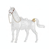Sculptural Distilled Beverage Decanter Transparent Animal Shaped Glass Bottle Collectible Glass Decanter with Stopper for Collectors