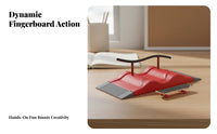 Great Gift Fingerboard Skatepark Combinable Parts Mini Skatepark Playset Modular Design for Teens, Hobbyists