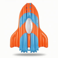 Inflatable Water Board with Window Two-chamberChamber Inflatable Surfboarding Easy to Inflate Pool Lounger with Handles for Kids, Young Children