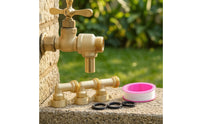 4 Pieces 90-Degree Hose Elbow Connector Threaded Garden Hose Elbow Connector Hardware Heavy-Duty Corrosion-Resistant