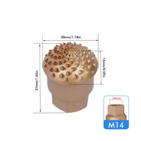 Wood Carving Head Gritty Wood Grinding Burr Attachment for Woodworkers, Carvers