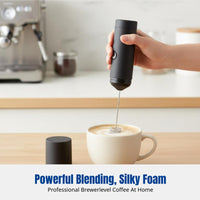 220V Rechargeable Whisk Beater, Electric Hand Blender, Milk Frother, Compact Kitchen Appliance, High Speed, Home Use