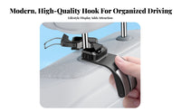 360° Rotation Car Seat Headrest Hook Universal Fit Car Headrest Hook Easy Installation for Drivers, Commuters, Travel, Road Trips, Commuting