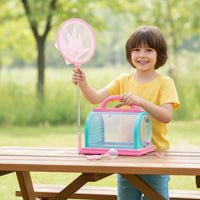 Educational Bug Catcher Kit Includes Magnifying Glass Outdoor Explorer Toy Set Portable Design Bug Habitat Viewer Learning Through Play for Backyard