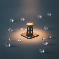 Miniature Bar Stool Metal 1:64 Scale Stool Contemporary for Scene Building