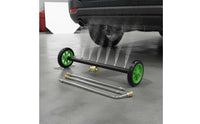 2-in-1 Undercarriage Cleaner Water Broom Changeable Spray Direction 16 Inch Water Broom Quick Connect 16 Inch Undercar Washer for Patio, Garage Floor