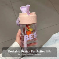 Leakproof Tea Infuser Bottle Leak-Proof Portable Tea Infuser Tumbler Food-Grade Material for Students, Office Workers, School, Work, Outdoor