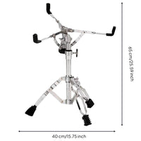 Adjustable Snare Drum Stand Stable Tripod Snare Stand Foldable Hardware for Drummers, Beginners, Practice Pads