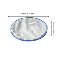 2 Pieces Oval Cat Litter Mat Wipe-Clean Litter Box Mat Waterproof Scatter Control Pad Washable for Cats