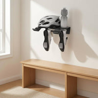 Black or Beige Wall-Mounted Two-Wheeler Rack 30 Kg Load Wall Mount Bike Rack Mounting Hardware Safeguard Pads
