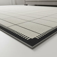 Large Living Room Carpet Waterproof Modern Area Rug Easy to Clean Minimalist Design Rug for Bedroom