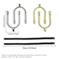 Alloy Spurs with Straps for Equestrian Riding