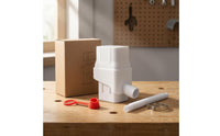 Smooth Finish Downpipe Diverter Stepped Design Plastic Rainwater Diverter Rectangular Shape Downspout Rain Collector